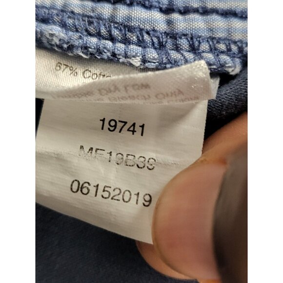 Peter Millar Pants Crown 5-Pocket Polyester Men's Size 36X32 Blue Golf‎ Workwear - Picture 6 of 10